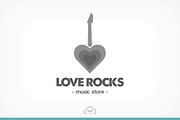 Love Rocks Logo Template, a Branding & Logo Template by Logo Heaven (Thumbnail 3 of 5)