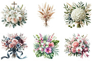 Wedding Flower Bouquet Clipart, an Illustration by DreamArtGraphic (Thumbnail 3 of 4)