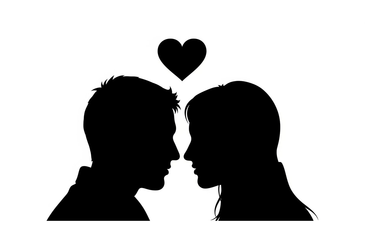 Couple Love Heart Silhouette Bundle, an Illustration by Amazin_art (Photo 13 of 51)