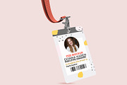 ID Card With Lanyard PSD Mockup, an Object Graphic by Sinlatown (Thumbnail 4 of 8)