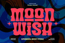 Moonwish a Bold Groovy Font