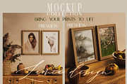 Warm Aesthetic Frame Mockup, a Household Mockup by LAMIA DESIGN (Thumbnail 5 of 19)
