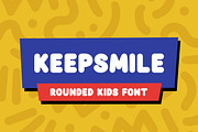 Keepsmile - Rounded Kids Font, a Font by Almarkhatype
