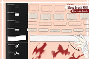 Blood brush NHD BrushProcreate, a Palette Add-On by Nan'Heidi (Thumbnail 2 of 5)