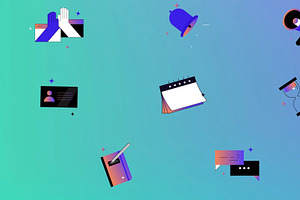 Gradient Icons | Motion Graphics, a Graphic by 2dfx