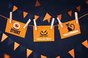 Halloween mockup pack, a Product Mockup by Scredeck (Thumbnail 2 of 7)