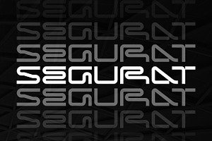 Infografica Segurat Typeface