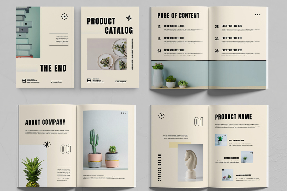 Product Catalogue Template Layout, a Brochure Template by MightyDesign (Photo 2 of 6)