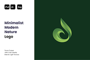 Minimalist Modern Nature Logo, a Branding & Logo Template by Luxury Logos (Thumbnail 1 of 4)