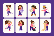 75 Animated Girl Flat Vector Icons, an Emoji Icon by Creative Stall (Thumbnail 3 of 4)