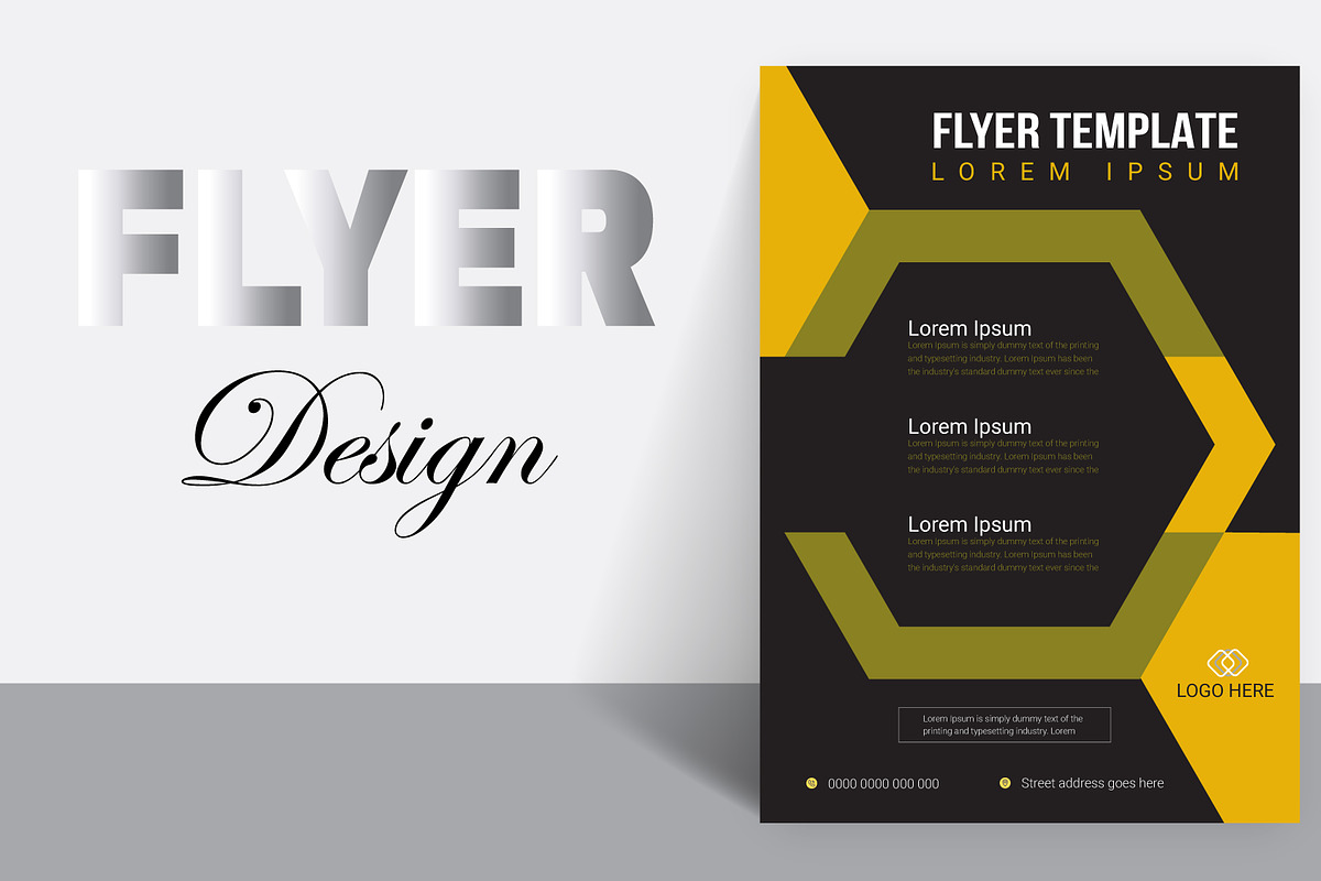 Creative Flyer Template Bundle, a Flyer Template by hkmonir (Photo 2 of 3)