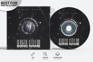 Deeper Album CD Cover Template