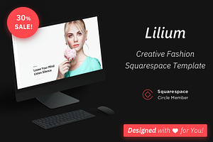 Squarespace7 Template-Lilium Fashion