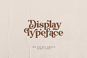 Rachel Brown, a Serif Font by Fargun Studio (Thumbnail 9 of 17)