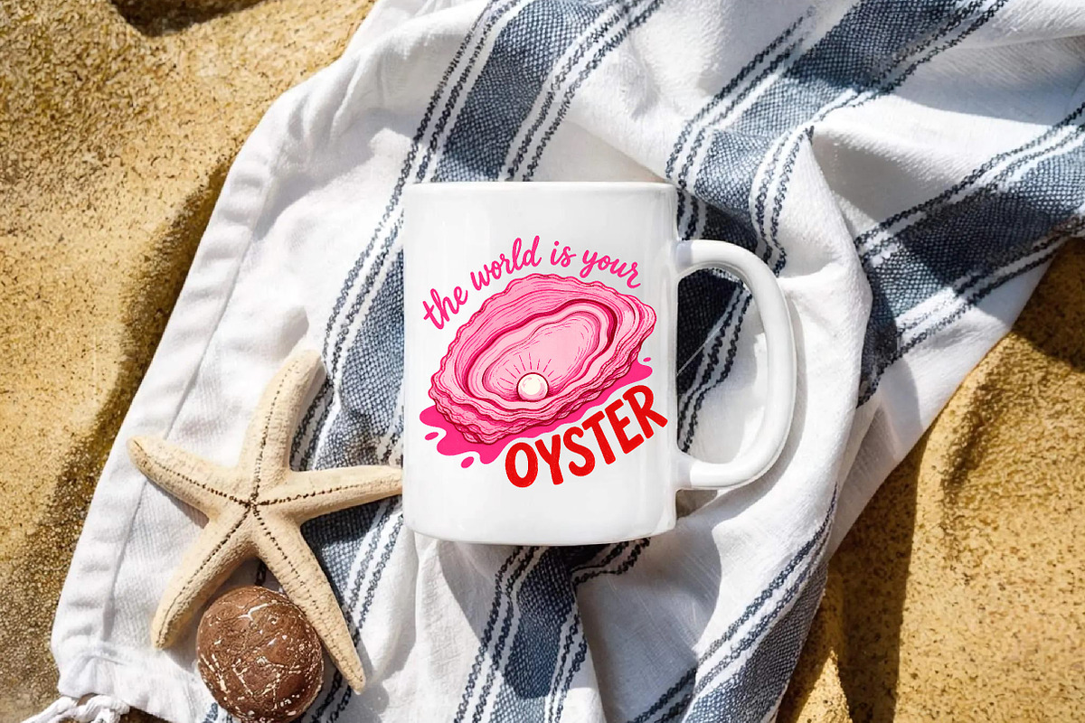 The world is your oyster png, Trendy, an Object Illustration by Libby Wishes (Photo 5 of 5)
