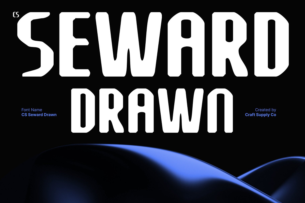 CS Seward Drawn, a Sans Serif Font by Craft Supply Co. (Photo 1 of 8)
