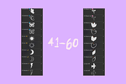 Cute Stamp Brush Procreate, a Brush Add-On by CraftingOnSunday (Thumbnail 8 of 11)