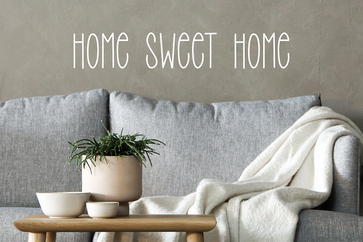 Coming Home - a sans serif font, a Sans Serif Font by Design av MAD (Photo 4 of 6)