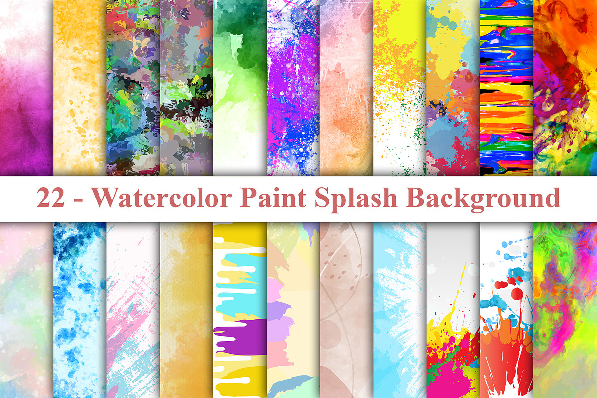 Watercolor Paint Splash Background, a Texture Graphic by Digital Studio (Photo 1 of 3)