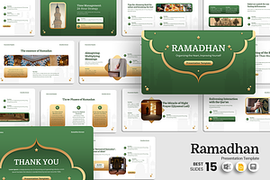 Best Ramadan Google Slides Template, a Presentation Template by Iqsiart Studio