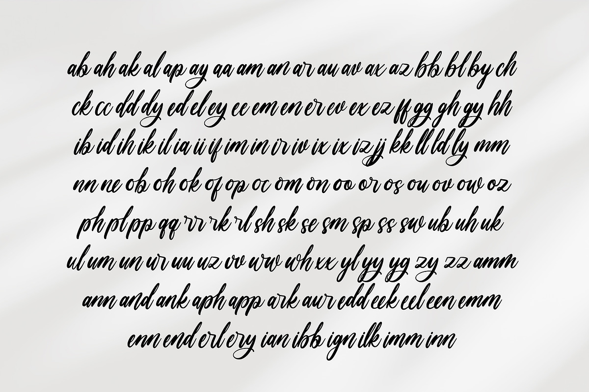 Shinerak Mottage Modern Handwritten, a Script Font by Letterena Studios Script (Photo 10 of 15)