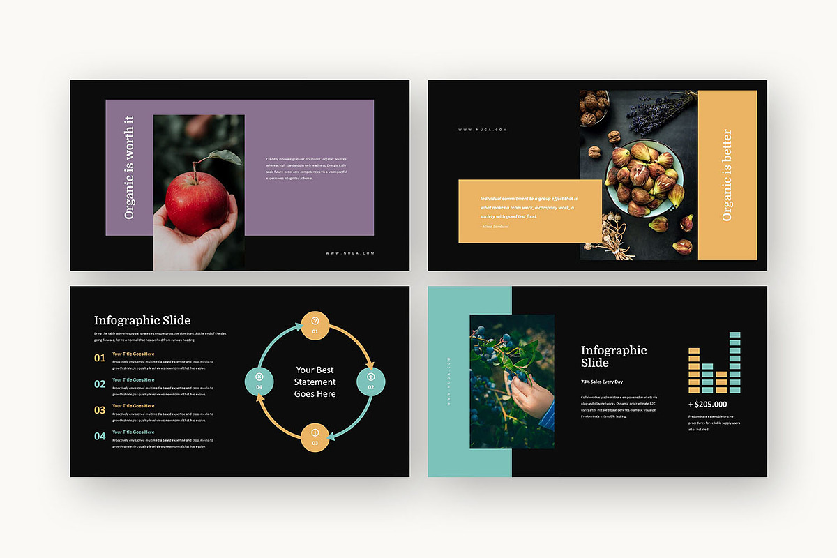 Nuga : Natural Food Google Slides, a Presentation Template by Punkl Camp (Photo 10 of 15)
