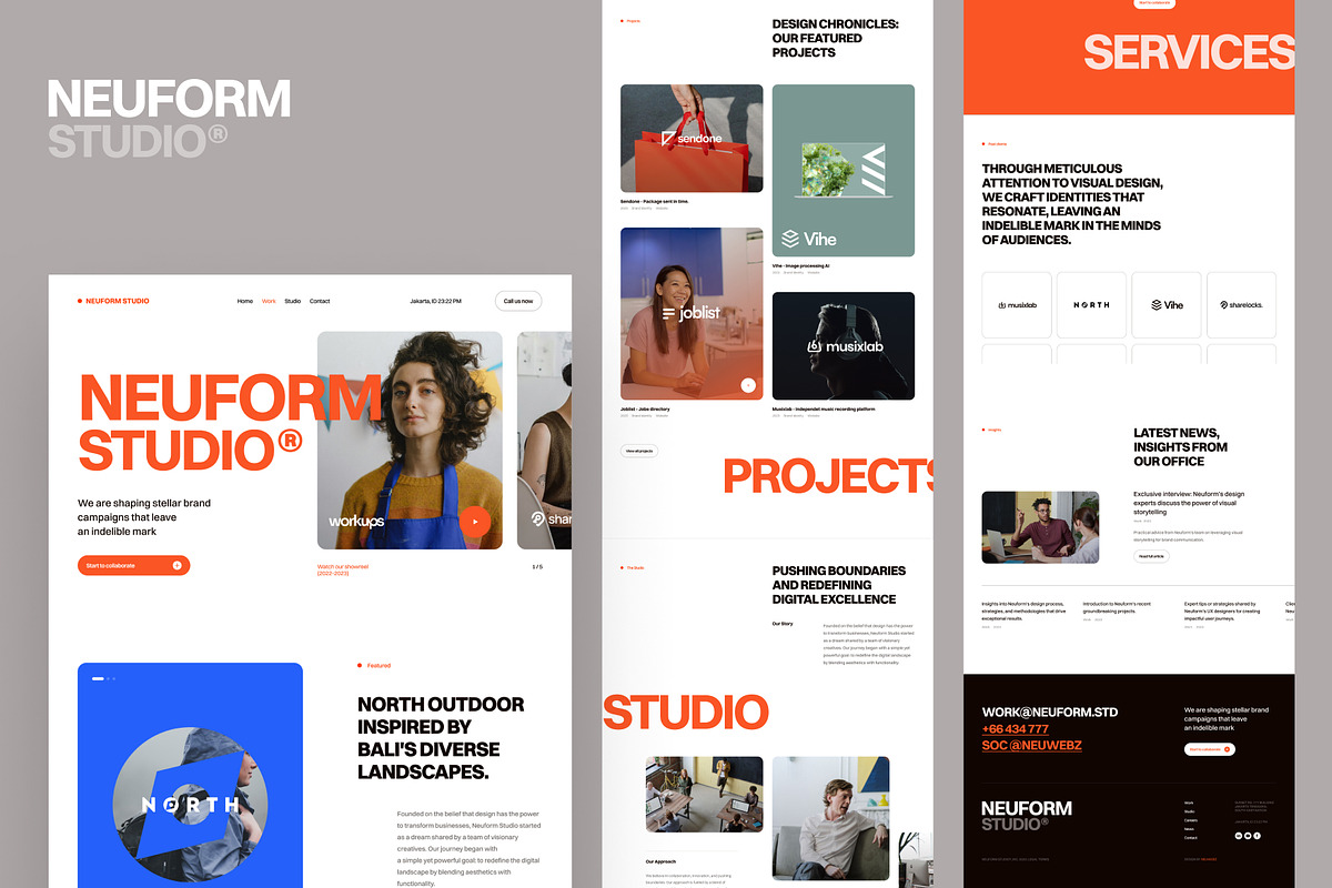 Figma UI template for Digital Agency, an UI Kit Template by neuwebz (Photo 7 of 7)