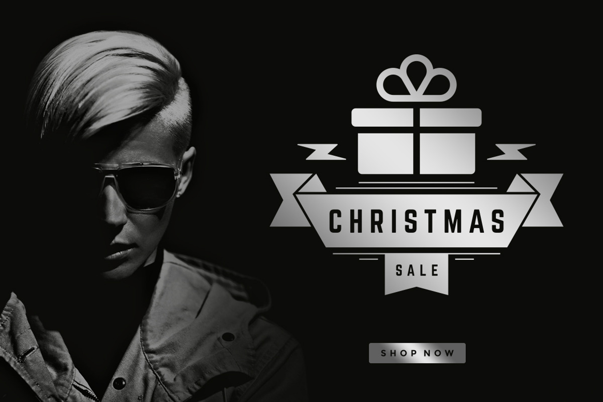 30 Christmas Sale Labels and Badges, a Branding & Logo Template by Vasya Kobelev (Photo 18 of 20)