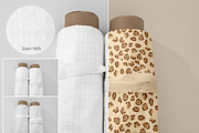 34 Fabric Mockup Bundle, a Packaging Mockup by bazarova (Thumbnail 6 of 12)