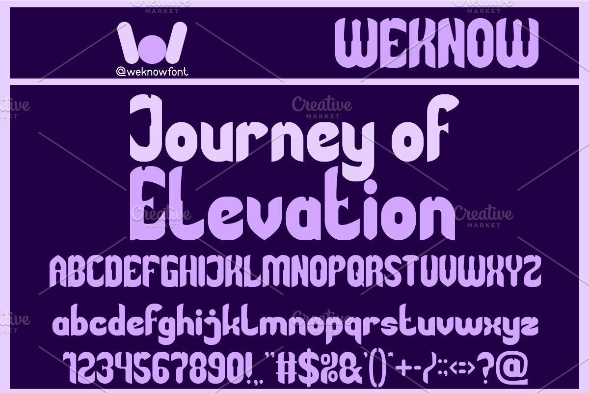 Ascension font, a Font by weknow (Photo 2 of 8)