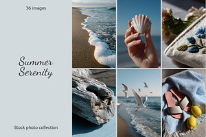 Summer Serenity Instagram Set, a Photo by AI Petr Creative Agency