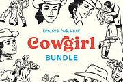 Cowgirl Illustration Bundle, an Illustration by FM Era Studio (Thumbnail 1 of 2)