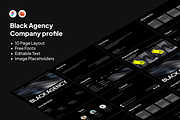 Agency Company Profile Template, a Presentation Template by bonjourdsgnco (Thumbnail 1 of 4)