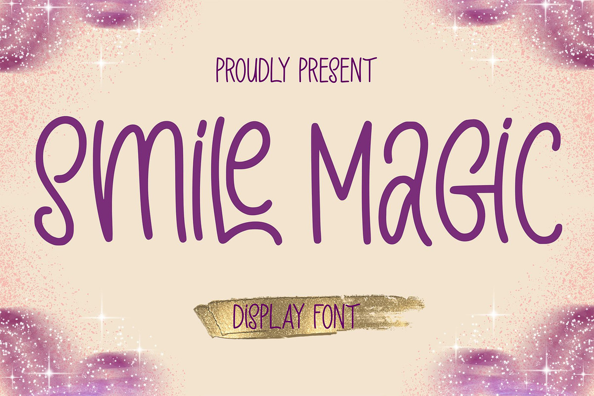 Smile Magic | Handwritten Font, a Handwritten Font by esamaradany (Photo 1 of 8)