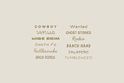 The Western Font Bundle, a Sans Serif Font by MEG BURK CHOI (Thumbnail 4 of 4)