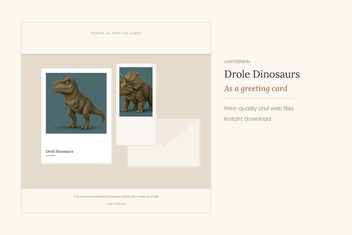 Funny Dinosaur Clip Art, Set of 20, an Animal Illustration by LanternkinStudio (Photo 2 of 13)