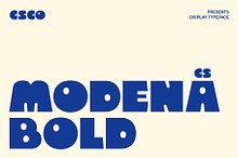CS Modena – Bold Font