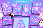 Holographic Christmas Geometric Set, an Object Graphic by Julie&Taily (Thumbnail 7 of 23)