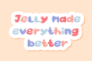 Jelly Fox A Cute Decorative Font Duo