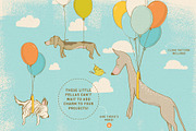 Free Spirit Vintage Summer Kit, an Illustration by Lisa Glanz (Thumbnail 3 of 10)