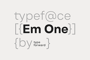 Em One Font Family