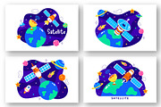 10 Satellite Internet Technology, a Technology Illustration by denayunebgt (Thumbnail 3 of 4)