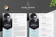 Modern Resume Template, a Resume Template by ResumeInventor (Thumbnail 2 of 6)
