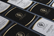 Gold And Black Business Card, a Business Card Template by Marvel (Thumbnail 1 of 4)