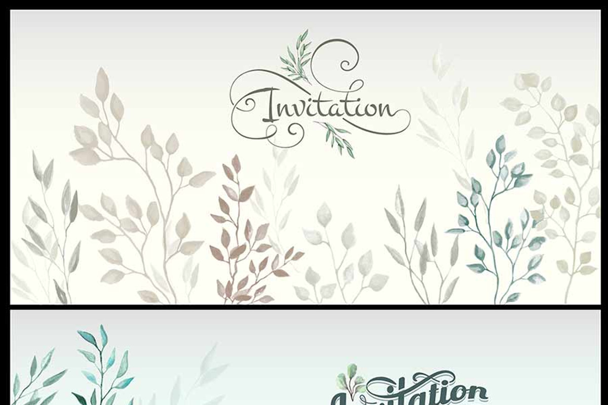 Watercolor nature set, a Decorative Illustration by ARSCOR (Photo 3 of 4)