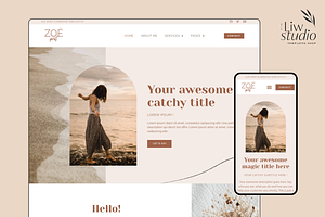 Boho WordPress Theme Elementor, a WordPress Template by Liw studio