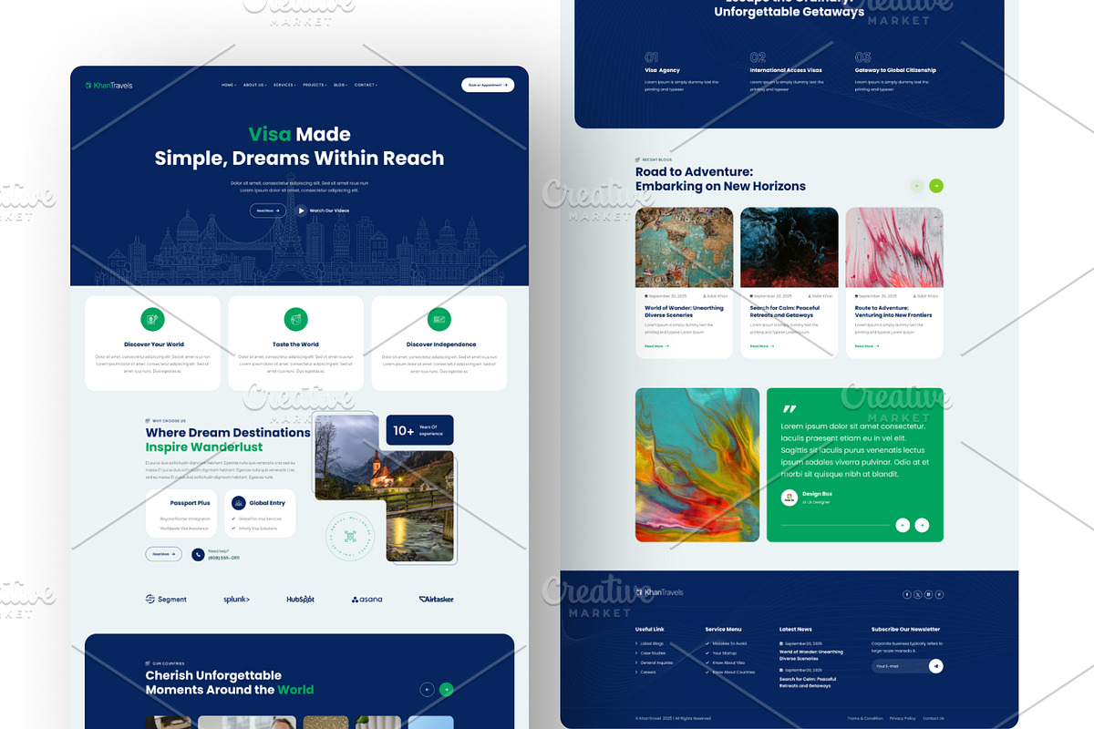 Visa Immigration Agency Landing Page, a Landing Page Template by DesignBox (Photo 3 of 3)