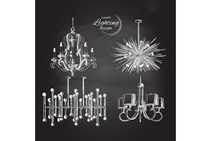 chandelier lamp lighting decor