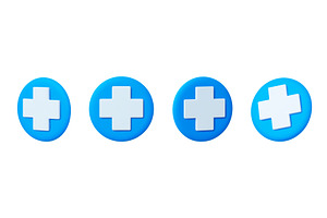 Healthcare, hospital, medical 3d, an Object Illustration by Valerie Bodnar