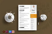Clean Resume Layout, a Resume Template by Seeing-art (Thumbnail 1 of 3)